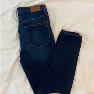 Madewell Dark blue skinny jeans